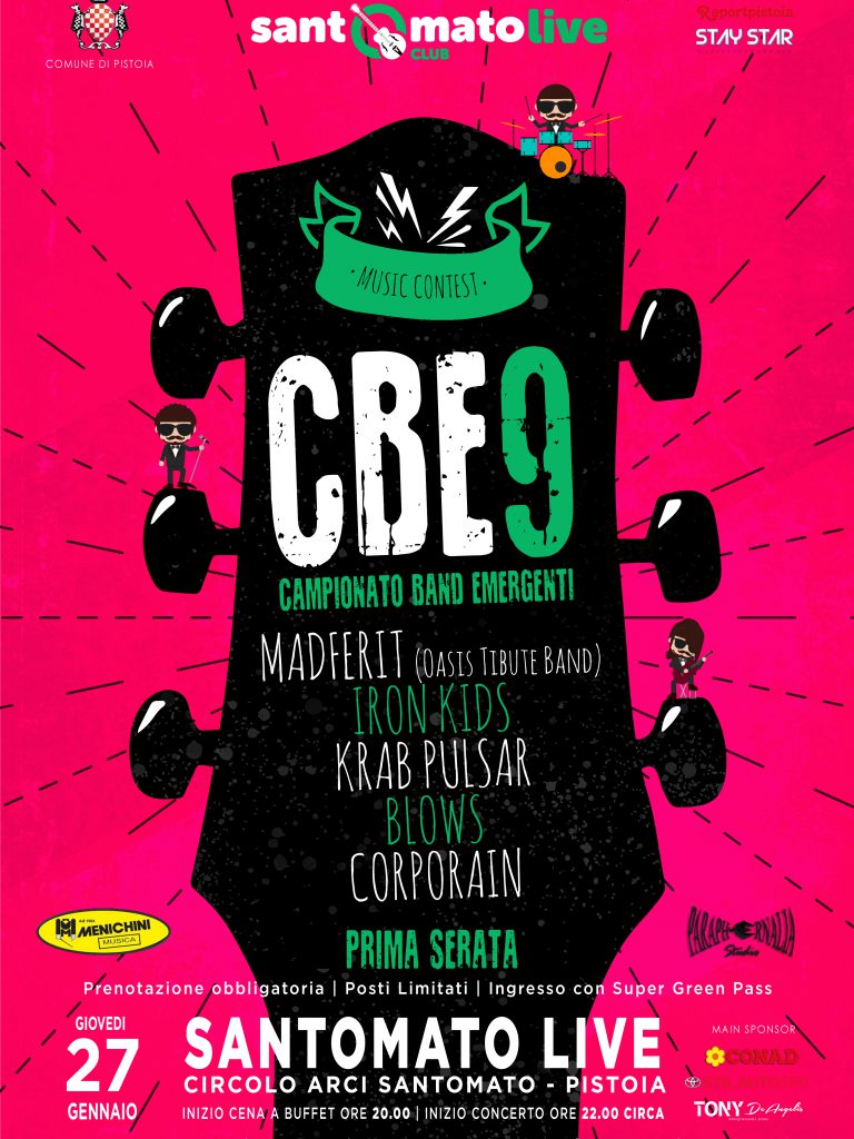 CBE 9 | Campionato Band Emergenti 9° edizione | Prima serata