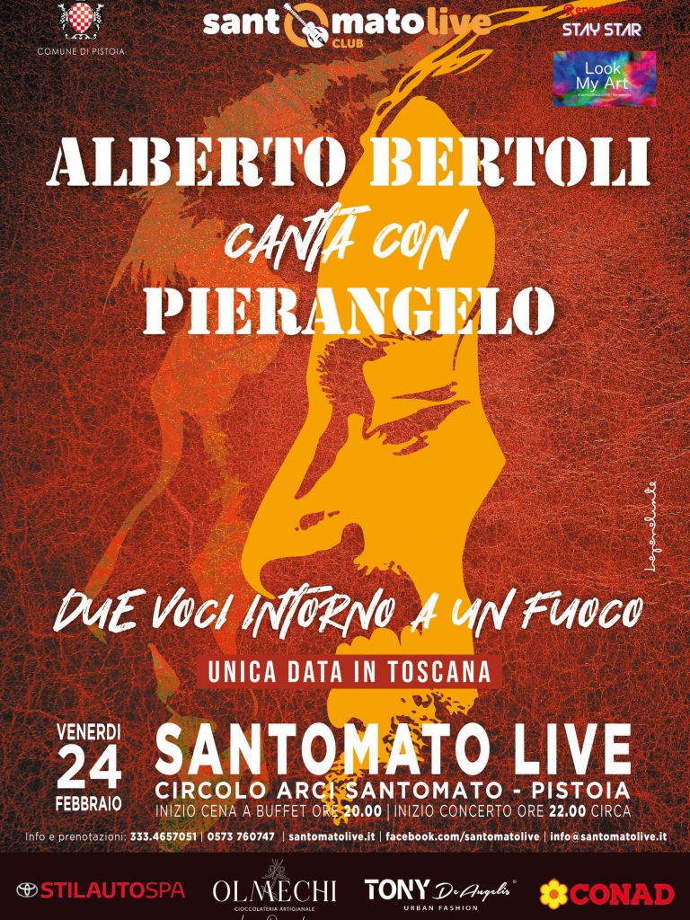 Alberto Bertoli canta con Pierangelo | Due voci intorno a un fuoco