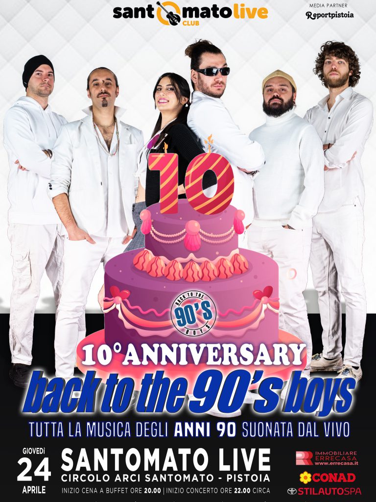 Back to the 90s Boys | 10° Anniversary
