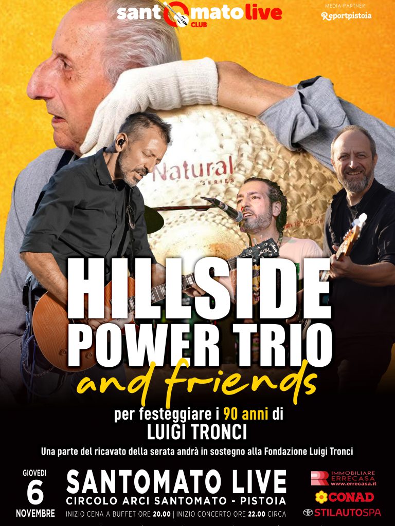 Hillside power trio and friends